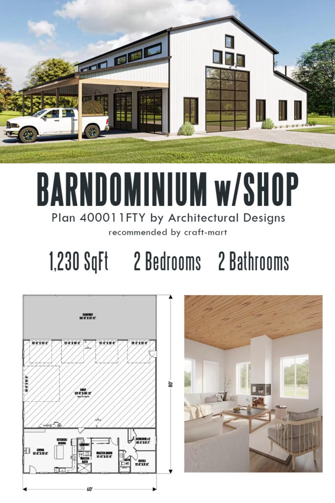 barndominium with shop