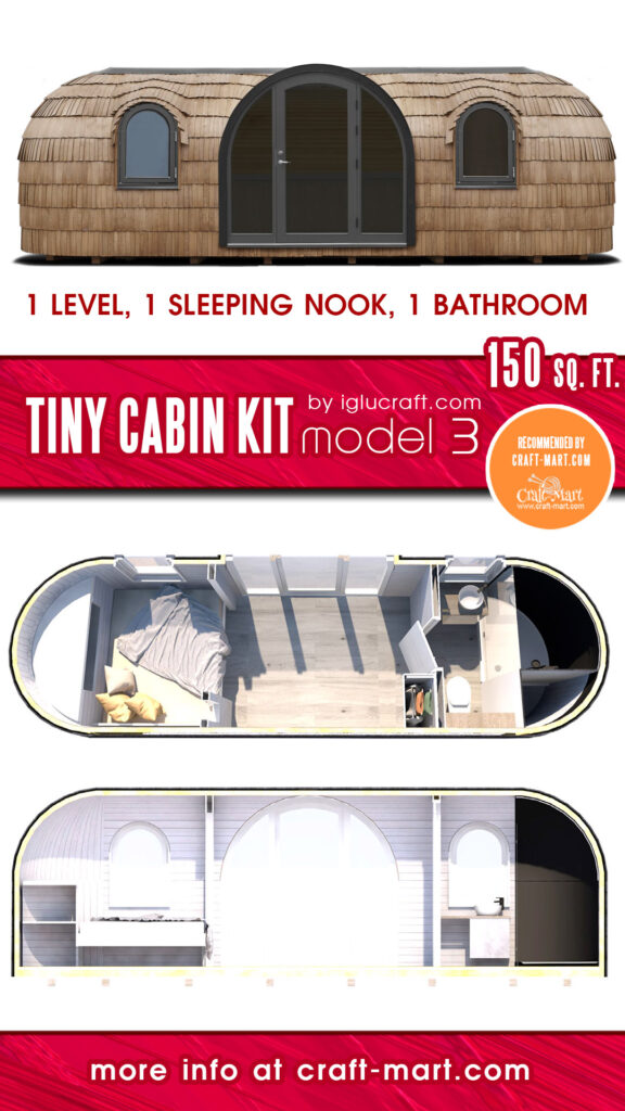 Tiny Prefab Modern Cabin Model 3