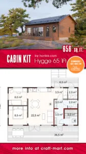 700 sqft House Hygge by Honka