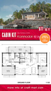 Kommodori Prefab Modern Home under 900 sqft