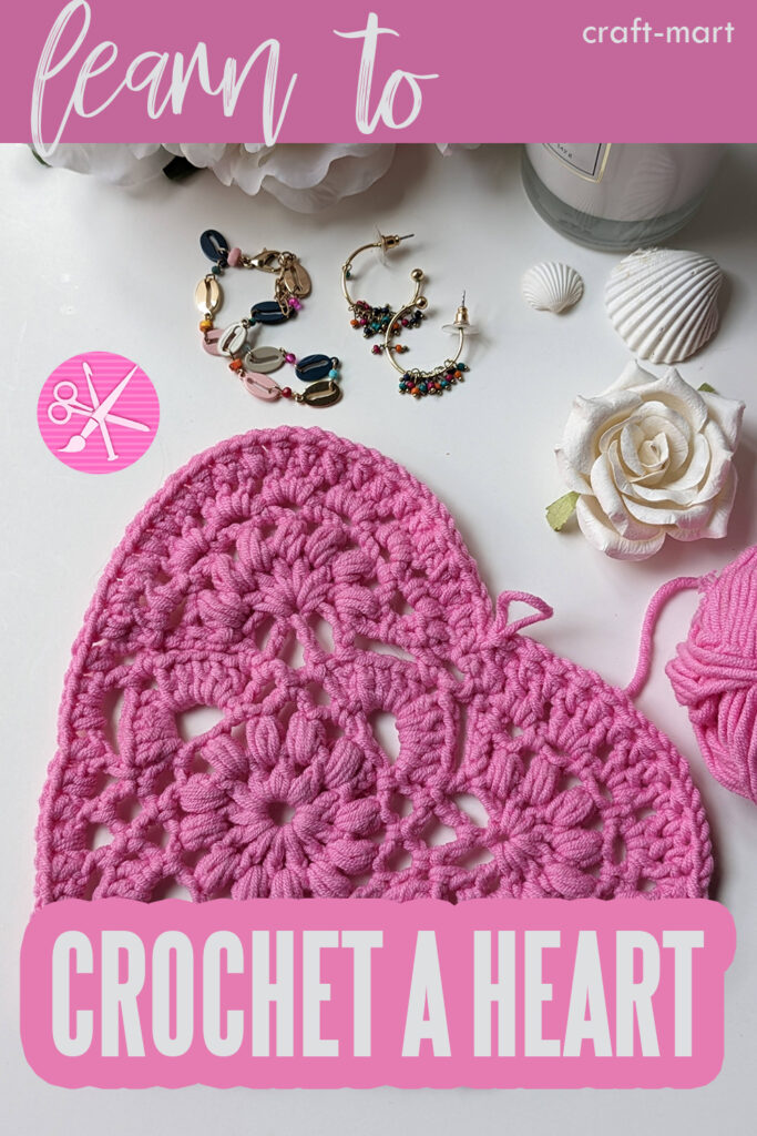 learn to crochet a heart