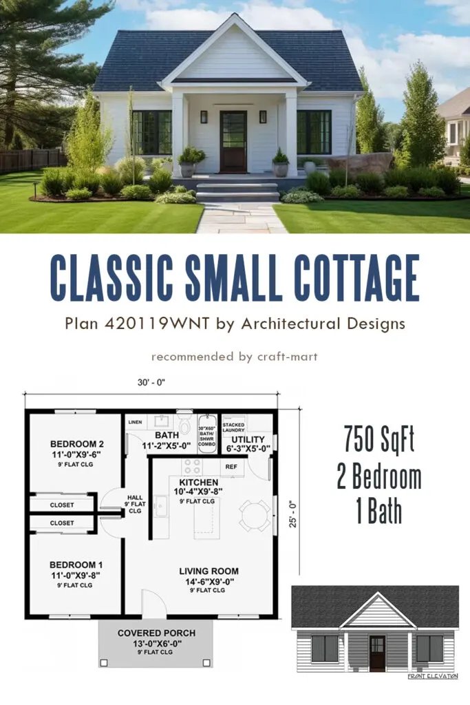 Classic Small Craftsman Cottage
