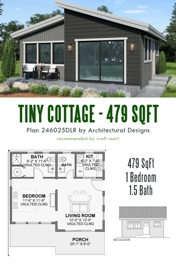 479 SQFT Tiny Cottage