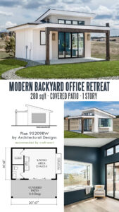 280 Square Foot Backyard Office Retreat