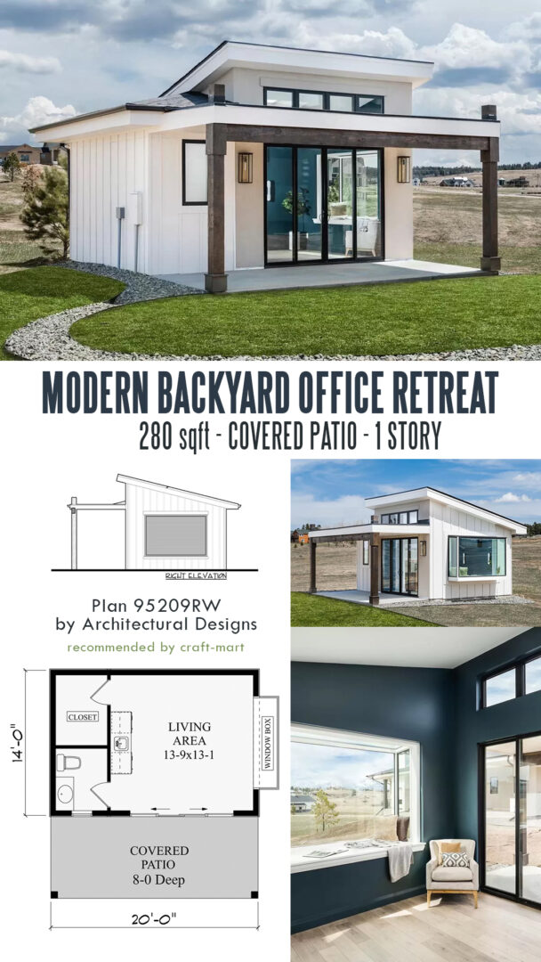 10+ Best DIY Modern Backyard Office Shed Ideas (Plans & Design) - Craft ...