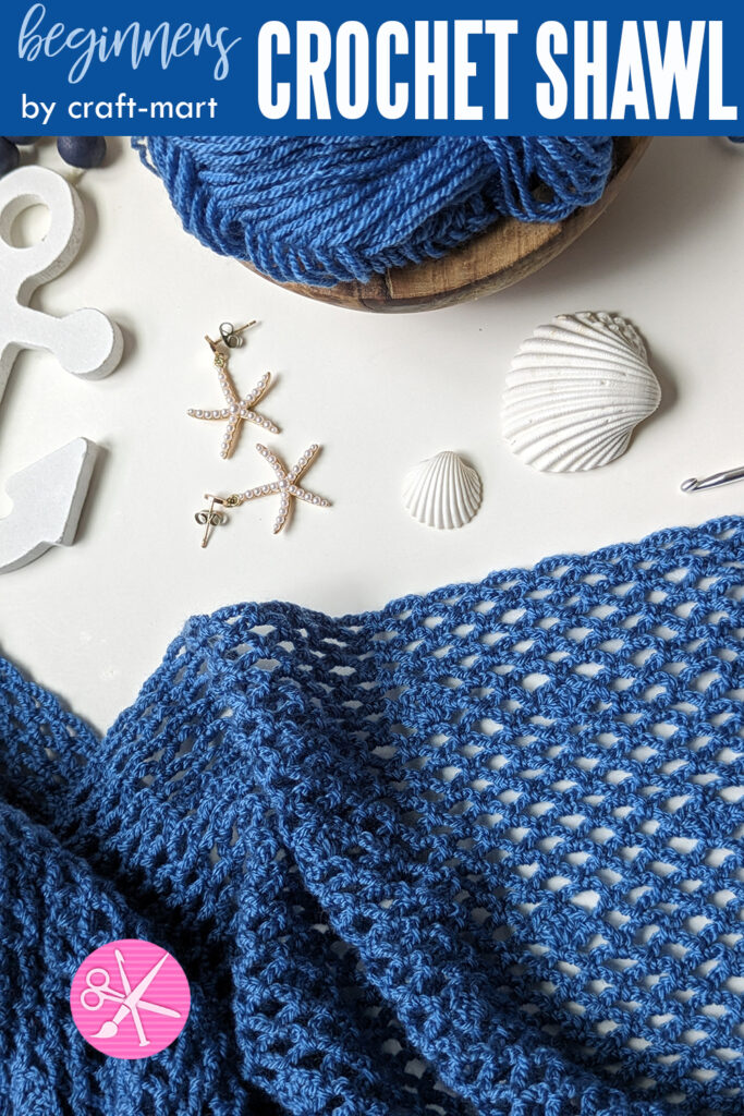 Light Beginners Crochet Shawl