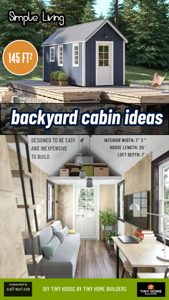 backyard cabin plans and ideas