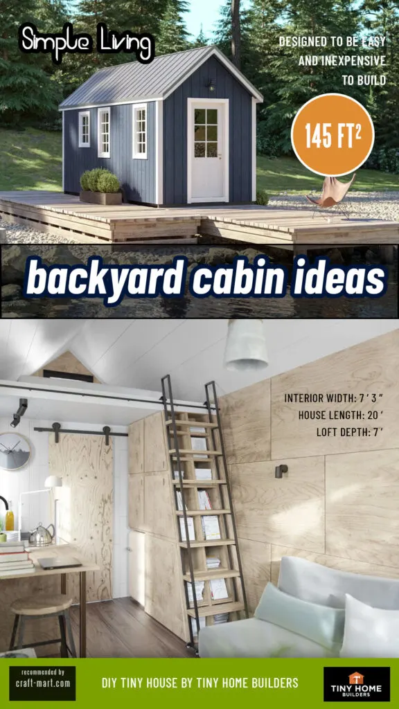 backyard cabin plans and ideas