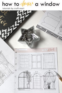 How to Draw a Window - easy step-by-step art tutorials - Craft-Mart