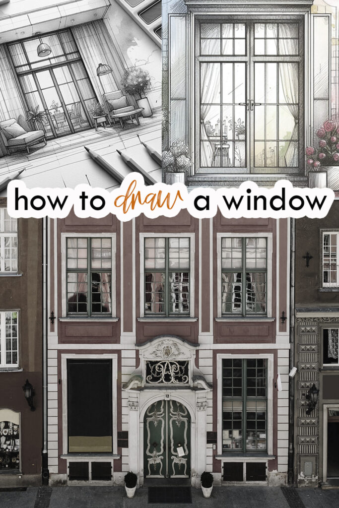 how to draw a cityscape window