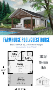 Modern Farmhouse Guest Cottage or Pool House