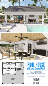Poolhouse and Garage All In One