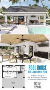Poolhouse and Garage All In One