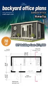 Garden Shed Amelia - 269 sq ft