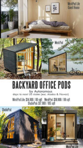 Plug-and-Play Backyard Office Pod