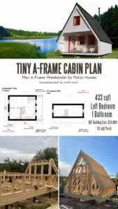 433 sqft Weekender A-frame Cabin