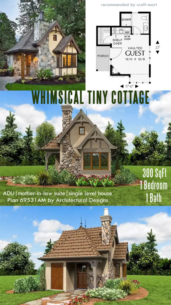 Whimsical Cottage House Plan