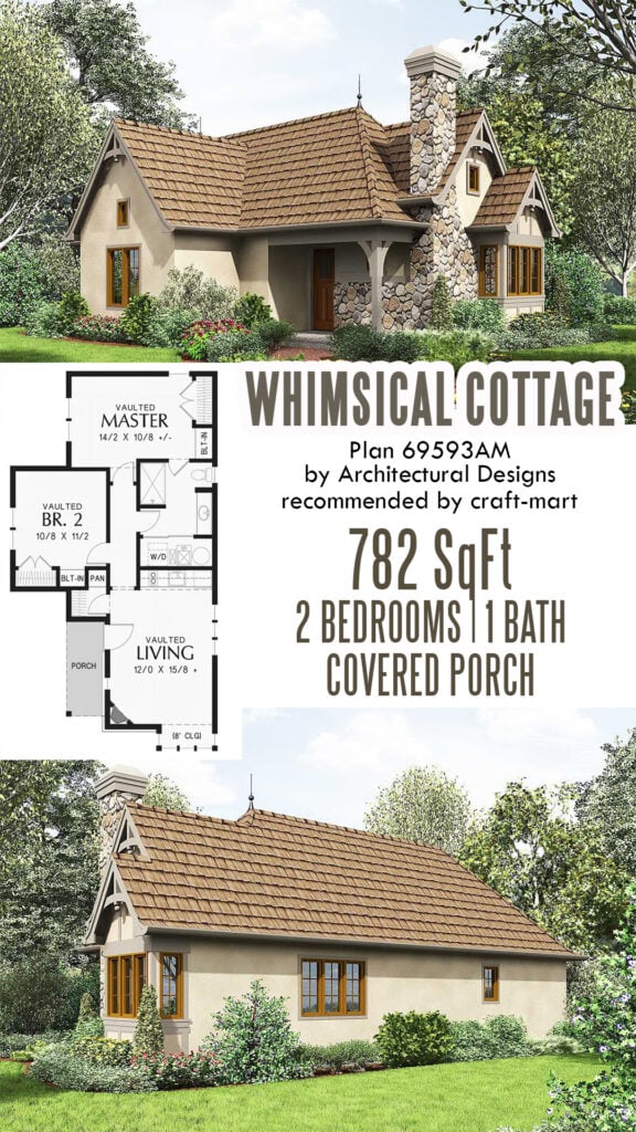 2-Bedroom Cottage (782 Sq Ft)