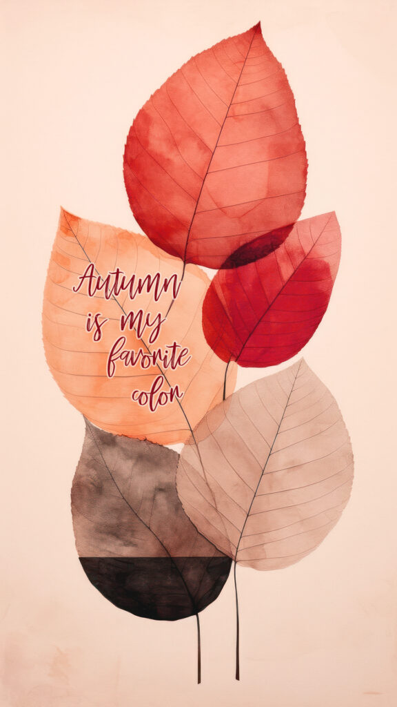 Autumn is my favorite color