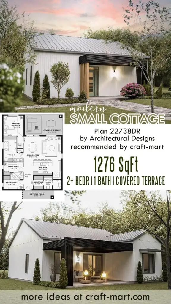 Small Modern Cottage with Terrace