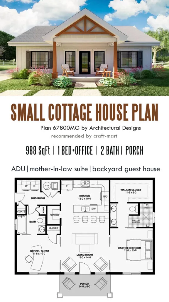 small cottage house plan