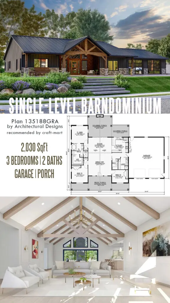 3 Bedroom Barndominium