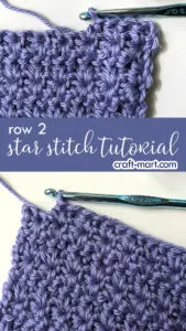 Star Stitch Tutorial: row 2