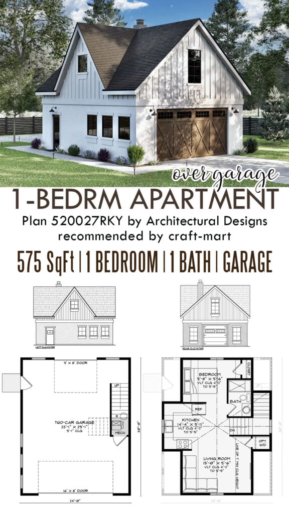 2-Car Garage/Shop with 2nd Floor Apartment