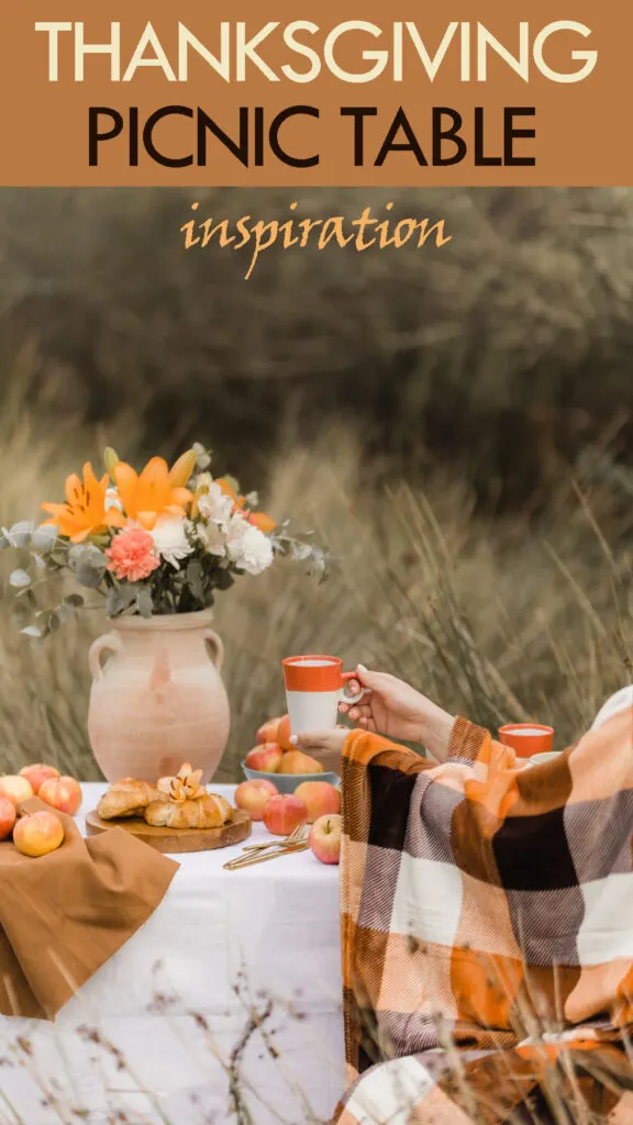 Thanksgiving Picnic Table