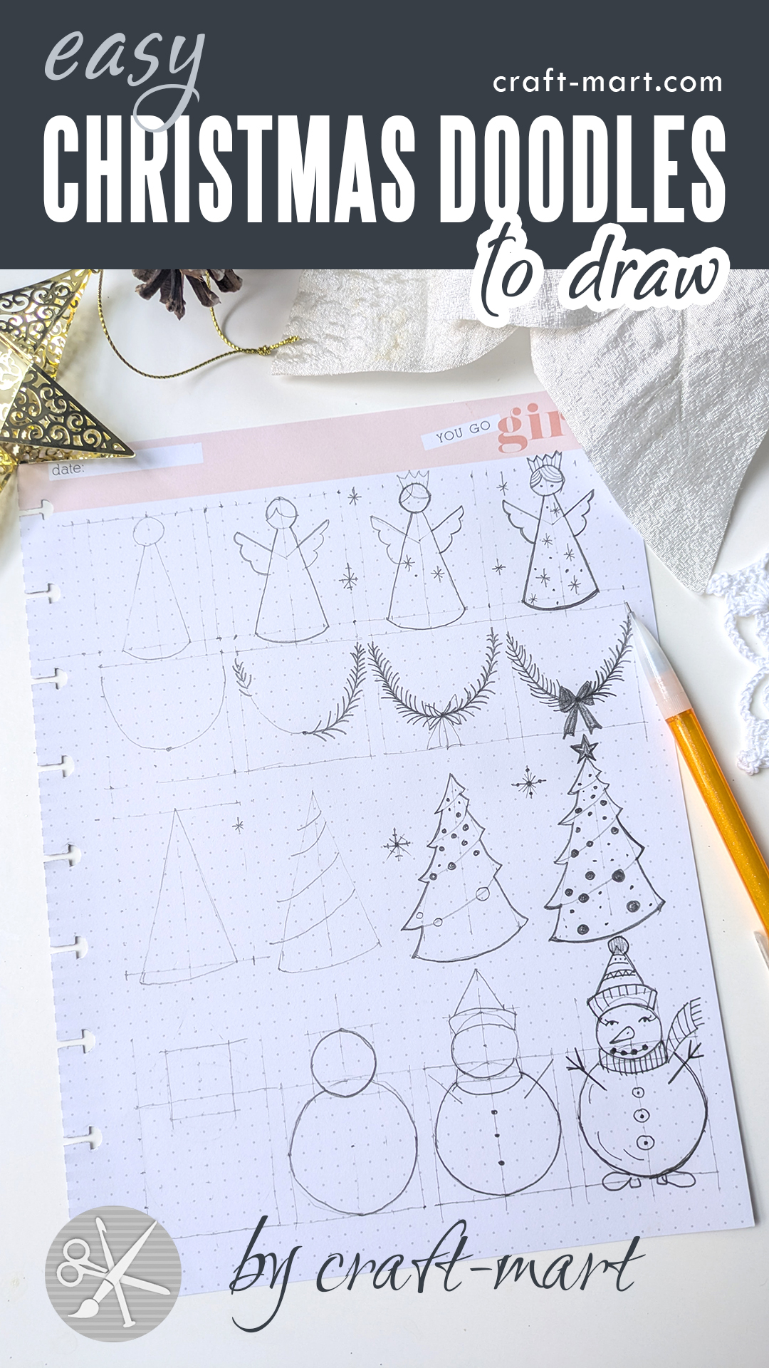 174_2C_CHRISTMAS_DOODLES_DRAWING-IDEAS - Craft-Mart