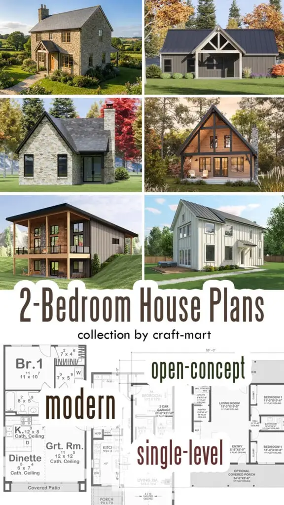 14+ Trending 2-Bedroom House Plans