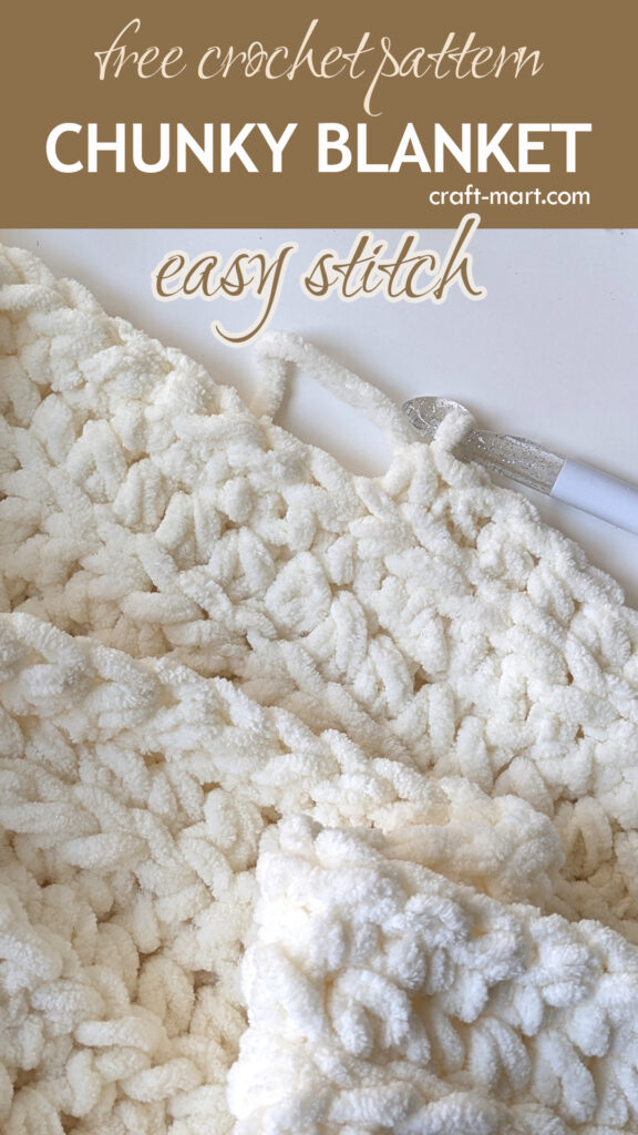 easy chunky blanket stitch