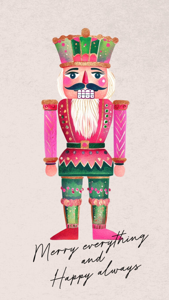 festive Nutcracker wallpaper