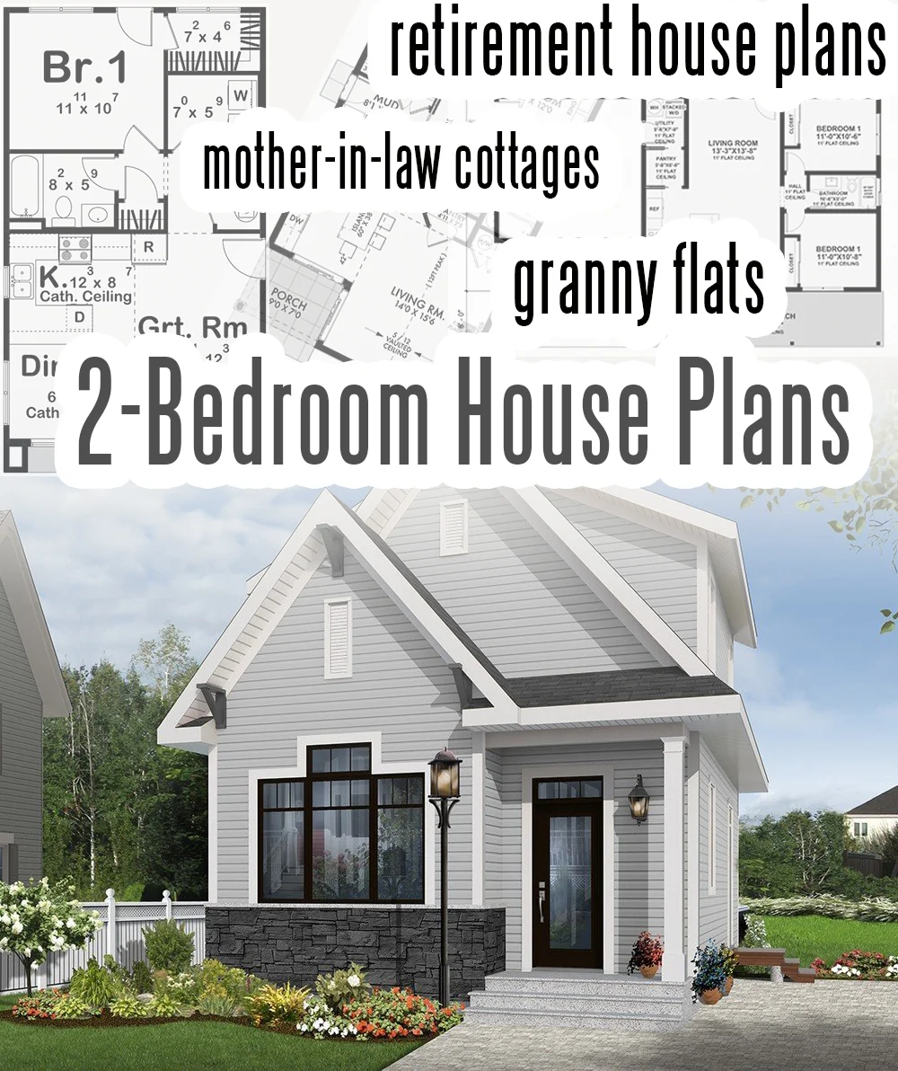 2-bedroom house plan collection