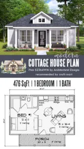 1-Bedroom Small ADU Cottage