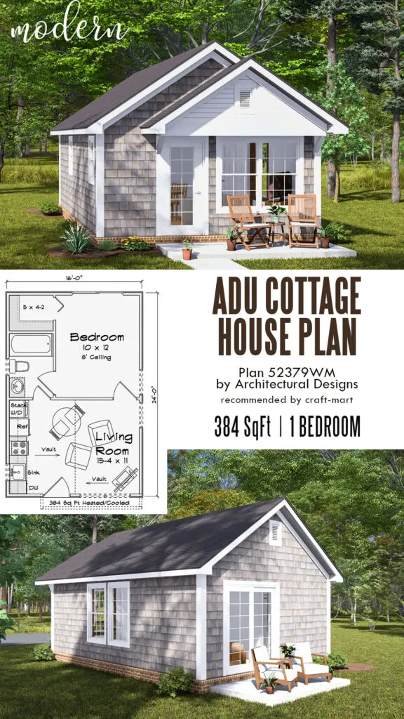 ADU Cottage House Plan