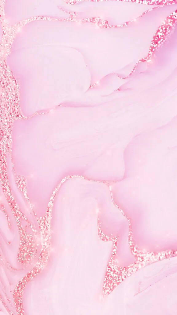 aesthetic pink and gold mobile wallpaper