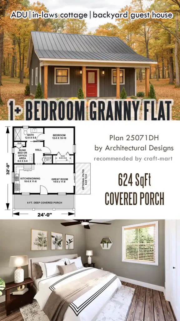 cozy 1-bedroom cottage