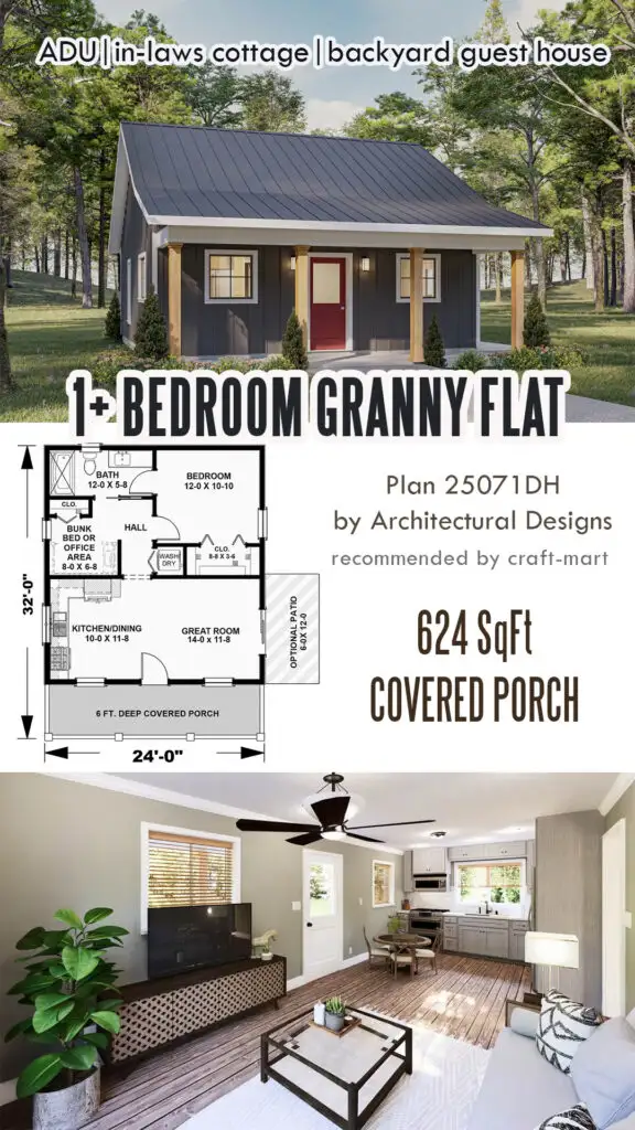 charming 1-bedroom cottage