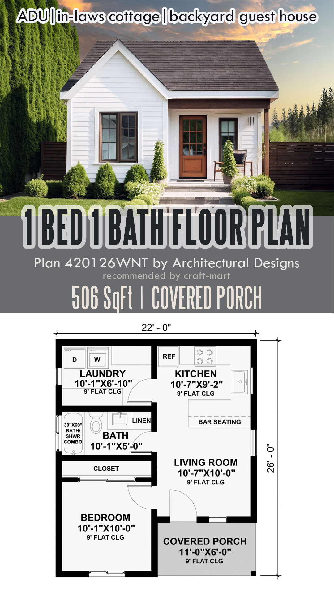 324_4_NEWEST_1BR_1BA_HOUSE_PLANS - Craft-Mart