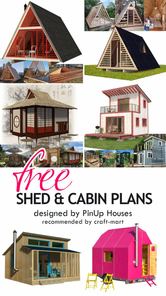 free shed and cabin plans collection