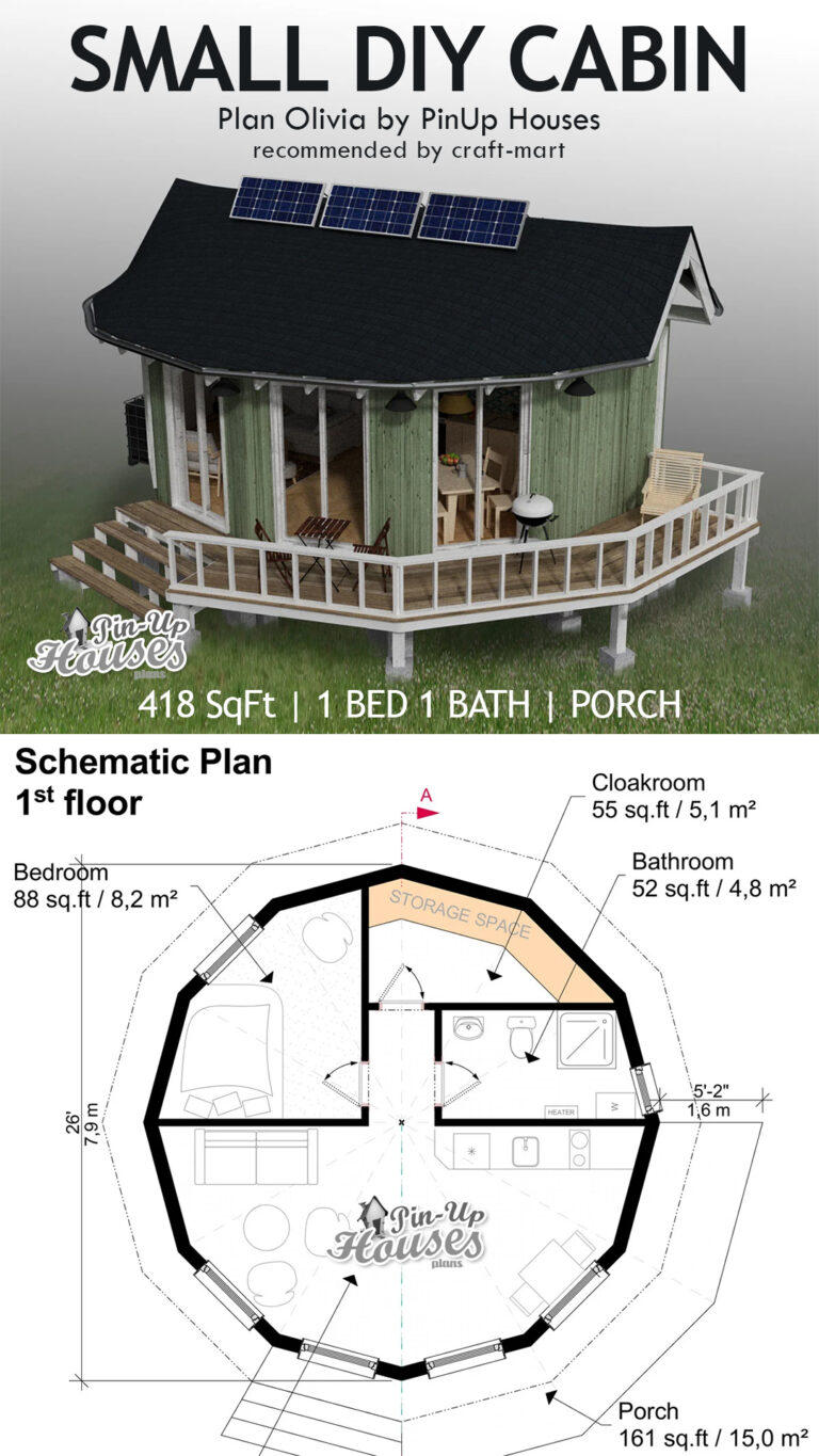 11 Rustic Cabin Plans and Steps to Build Yours - Craft-Mart