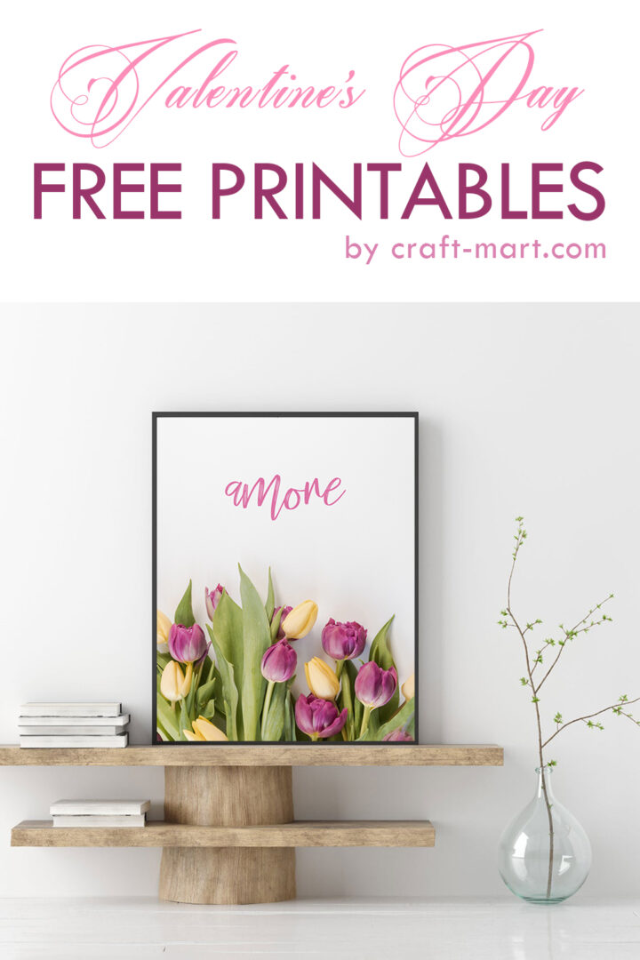 valentines day crafts printable