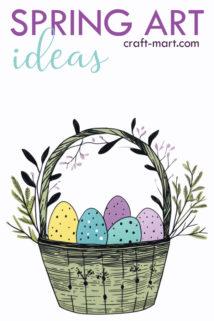 Easter Basket drawing