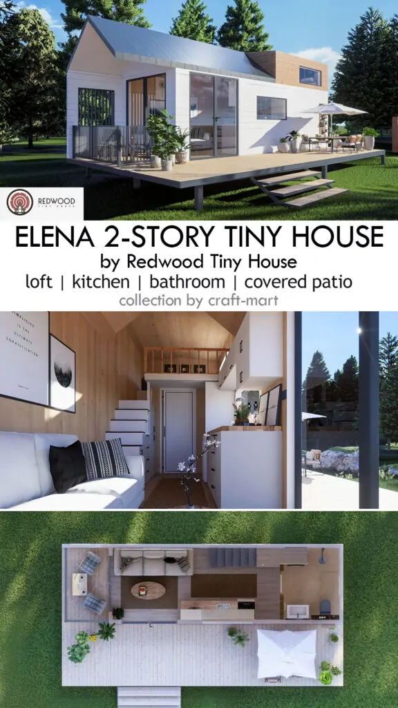 Elena 2-story tiny house