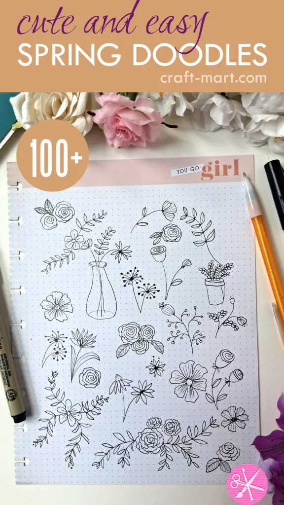 easy flower doodles