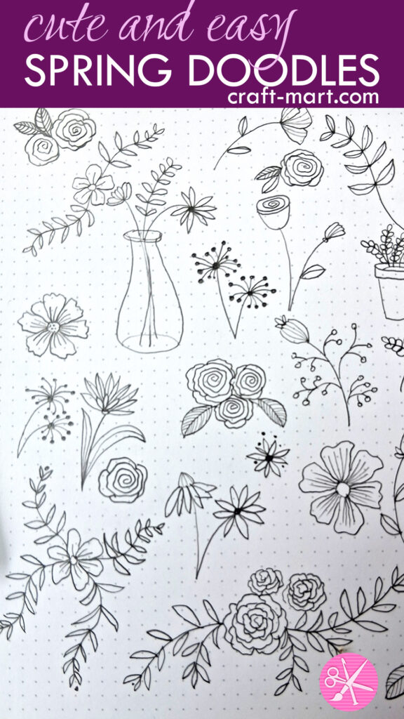 easy spring doodles