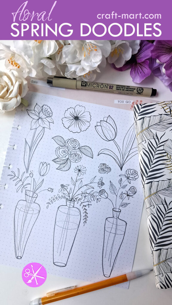 easy floral doodles