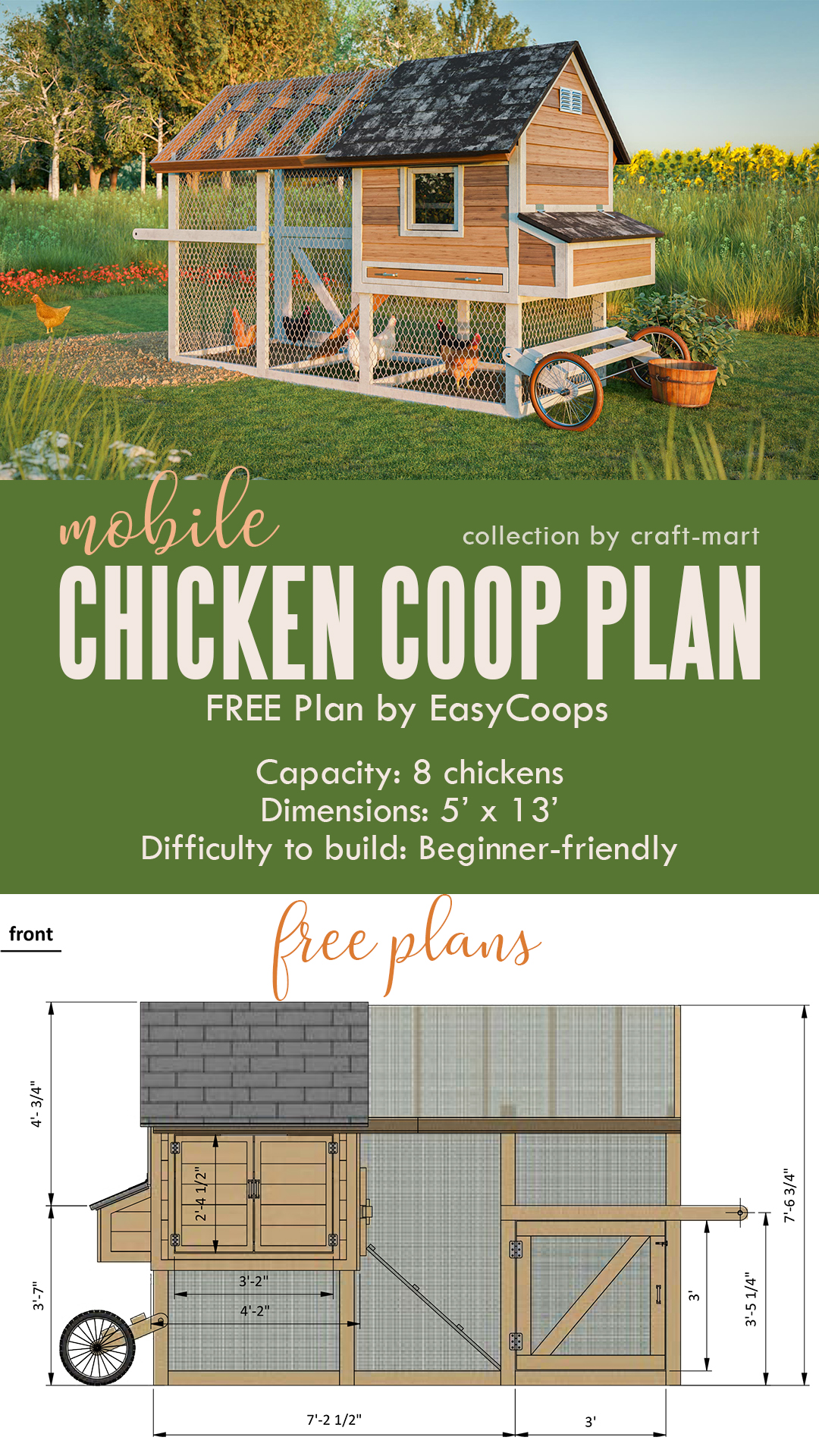 Picture of 326_2-MOBILE_CHICKEN_COOP_PLANS - Craft-Mart