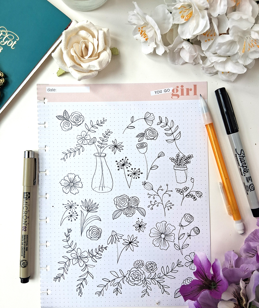 100+ Spring Doodles - Cute and Easy